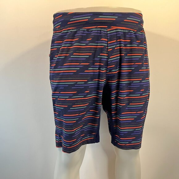 Lululemon Men's Colorful Striped 9" T.H.E. Short - Size Medium - Picture 2 of 8